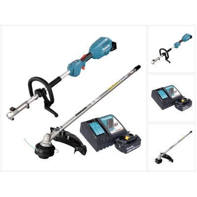 Makita, Rasentrimmer, DUX 18 RGX1 Akku Multifunktionsantrieb 18 V Brushless + 1x Akku 6,0 Ah + Ladegerät (Trimmfaden) Makita, Rasentrimmer, DUX 18 RGX1 Akku Multifunktionsantrieb 18 V Brushless + 1x Akku 6,0 Ah + Ladegerät (Trimmfaden)