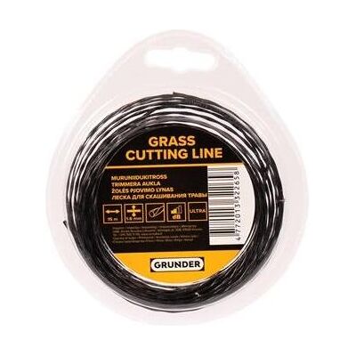 Grunder, Zubehör Gartenmaschinen, Trimmer Line 1.6mm 15m Ellips Twis Ultra (Rasentrimmer, Trimmerfaden + Fadenspule) Grunder, Zubehör Gartenmaschinen, Trimmer Line 1.6mm 15m Ellips Twis Ultra (Rasentrimmer, Trimmerfaden + Fadenspule)