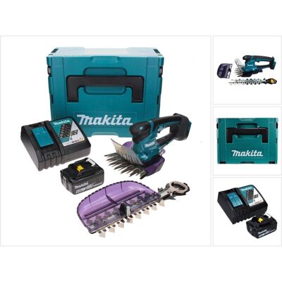 Makita, Heckenschere, DUM 604 RG1XJ Akku Grasschere 18 V mit Gras- und Strauchscherblatt + 1x Akku 6,0 Ah + (Akkubetrieb) Makita, Heckenschere, DUM 604 RG1XJ Akku Grasschere 18 V mit Gras- und Strauchscherblatt + 1x Akku 6,0 Ah + (Akkubetrieb)