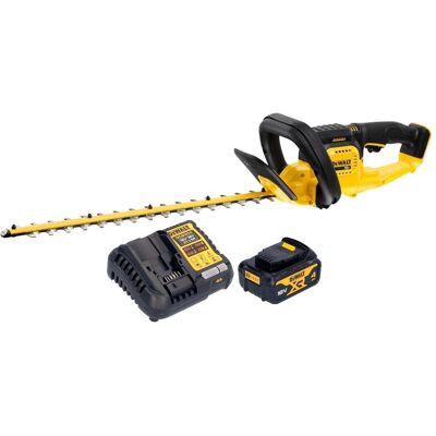 DeWalt, Heckenschere, DCMHT 563 M1 Akku Heckenschere 18 V 55 cm + 1x Akku 4,0 Ah + Ladegerät (Akkubetrieb) DeWalt, Heckenschere, DCMHT 563 M1 Akku Heckenschere 18 V 55 cm + 1x Akku 4,0 Ah + Ladegerät (Akkubetrieb)