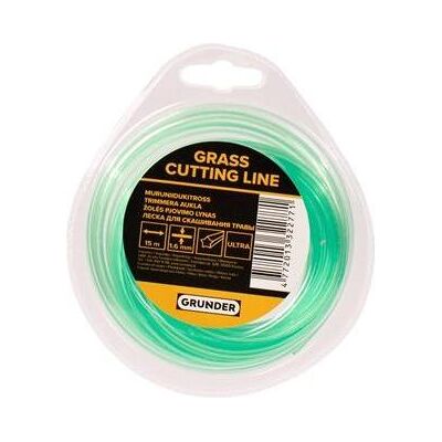Grunder, Zubehör Gartenmaschinen, TRIMMER LINE 1.6MM 15M STAR ULTRA (Rasentrimmer, Trimmerfaden + Fadenspule) Grunder, Zubehör Gartenmaschinen, TRIMMER LINE 1.6MM 15M STAR ULTRA (Rasentrimmer, Trimmerfaden + Fadenspule)