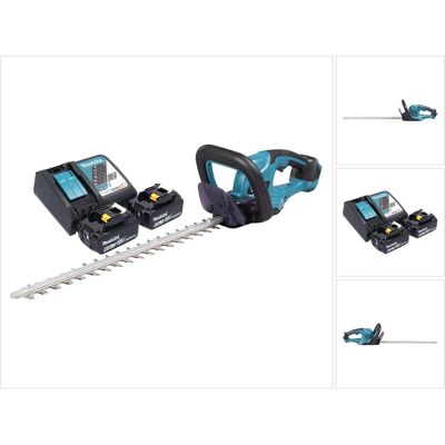 Makita, Heckenschere, DUH 507 RG2 Akku Heckenschere 18 V 50 cm + 2x Akku 6,0 Ah + Ladegerät (Akkubetrieb) Makita, Heckenschere, DUH 507 RG2 Akku Heckenschere 18 V 50 cm + 2x Akku 6,0 Ah + Ladegerät (Akkubetrieb)