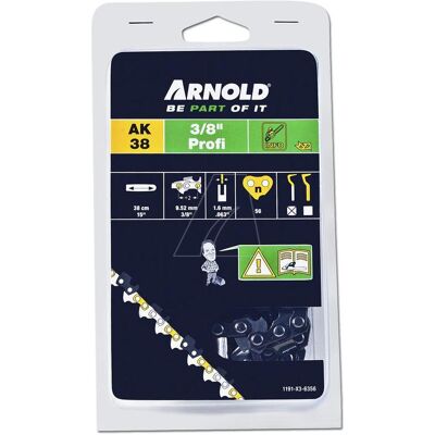 Arnold, Zubehör Gartenmaschinen, Sägekette 3/8" / 1,6 mm / 56 TG (Kettensäge, Sägekette) Arnold, Zubehör Gartenmaschinen, Sägekette 3/8" / 1,6 mm / 56 TG (Kettensäge, Sägekette)