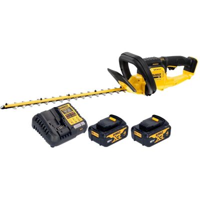 DeWalt, Heckenschere, DCMHT 563 M2 Akku Heckenschere 18 V 55 cm + 2x Akku 4,0 Ah + Ladegerät (Akkubetrieb) DeWalt, Heckenschere, DCMHT 563 M2 Akku Heckenschere 18 V 55 cm + 2x Akku 4,0 Ah + Ladegerät (Akkubetrieb)