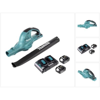 Makita, Laubsauger + Laubbläser, DUB 361 2x 18 V / 36 V Akku Laubbläser Gebläse + 2x BL 1860 6 Ah / 6000 mAh Akku + Mak (Akkubetrieb, Laubbläser) Makita, Laubsauger + Laubbläser, DUB 361 2x 18 V / 36 V Akku Laubbläser Gebläse + 2x BL 1860 6 Ah / 6000 mAh Akku + Mak (Akkubetrieb, Laubbläser)