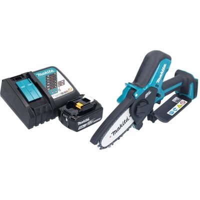 Makita, Kettensäge, DUC 101 RT01 Akku Astsäge 18 V 10 cm Brushless + 1x Akku 5,0 Ah + Ladegerät (Akku Kettensäge) Makita, Kettensäge, DUC 101 RT01 Akku Astsäge 18 V 10 cm Brushless + 1x Akku 5,0 Ah + Ladegerät (Akku Kettensäge)