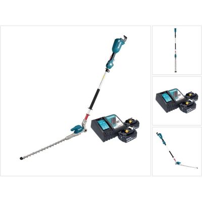 Makita, Heckenschere, DUN 500 WRM2 Akku Heckenschneider 18 V 50 cm Brushless + 2x Akku 4,0 Ah + Ladegerät (Akkubetrieb) Makita, Heckenschere, DUN 500 WRM2 Akku Heckenschneider 18 V 50 cm Brushless + 2x Akku 4,0 Ah + Ladegerät (Akkubetrieb)