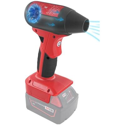 LKD, Laubsauger + Laubbläser, Gebläse/Staubbläser kompatibel mit Black&Decker 18V Akku (Akkubetrieb, Laubbläser) LKD, Laubsauger + Laubbläser, Gebläse/Staubbläser kompatibel mit Black&Decker 18V Akku (Akkubetrieb, Laubbläser)