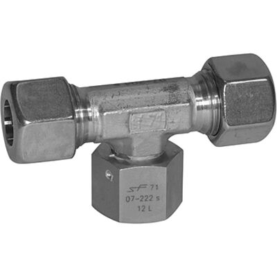 Riegler, Hochdruckreiniger Zubehör, Einstellbare T-Verschraubung, Dichtkegel, M22x1,5 i., ES 1.4571 Riegler, Hochdruckreiniger Zubehör, Einstellbare T-Verschraubung, Dichtkegel, M22x1,5 i., ES 1.4571