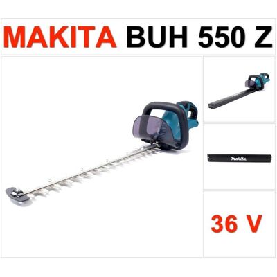 Makita, Heckenschere, BUH 550 Z 36 V Li-Ion Akku- Heckenschere 55 cm Schnittlänge - ( ohne Akku und ohne Ladegerät (Akkubetrieb) Makita, Heckenschere, BUH 550 Z 36 V Li-Ion Akku- Heckenschere 55 cm Schnittlänge - ( ohne Akku und ohne Ladegerät (Akkubetrieb)