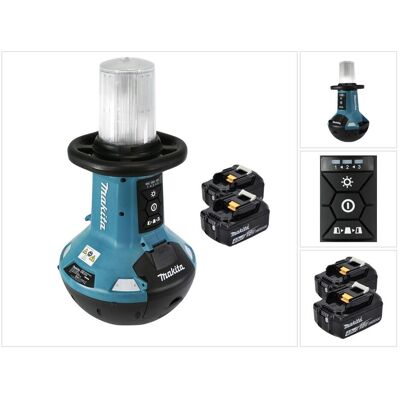 Makita, Arbeitsleuchte, DML 810 M Akku LED Flächenlicht 18 / 36 V ( 2 x 18 V ) 5500 lm IP54 + 2x Akku 4,0 Ah - ohne (5500 lm) Makita, Arbeitsleuchte, DML 810 M Akku LED Flächenlicht 18 / 36 V ( 2 x 18 V ) 5500 lm IP54 + 2x Akku 4,0 Ah - ohne (5500 lm)