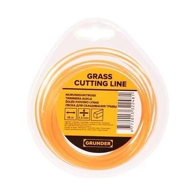Grunder, Zubehör Gartenmaschinen, TRIMMER LINE 1.3MM 15M SQUARE ECO (Rasentrimmer, Trimmerfaden + Fadenspule) Grunder, Zubehör Gartenmaschinen, TRIMMER LINE 1.3MM 15M SQUARE ECO (Rasentrimmer, Trimmerfaden + Fadenspule)