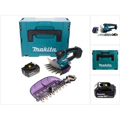 Makita, Heckenschere, DUM 604 T1XJ Akku Grasschere 18 V mit Gras- und Strauchscherblatt + 1x Akku 5,0 Ah + Makpac (Akkubetrieb) Makita, Heckenschere, DUM 604 T1XJ Akku Grasschere 18 V mit Gras- und Strauchscherblatt + 1x Akku 5,0 Ah + Makpac (Akkubetrieb)