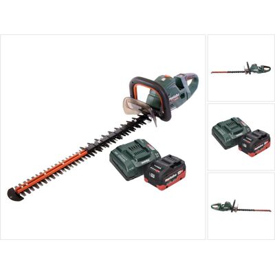 Metabo, Heckenschere, HS 18 LTX BL 65 Akku Heckenschere 18 V 60 cm Brushless + 1x Akku 5,5 Ah + Ladegerät (Akkubetrieb) Metabo, Heckenschere, HS 18 LTX BL 65 Akku Heckenschere 18 V 60 cm Brushless + 1x Akku 5,5 Ah + Ladegerät (Akkubetrieb)