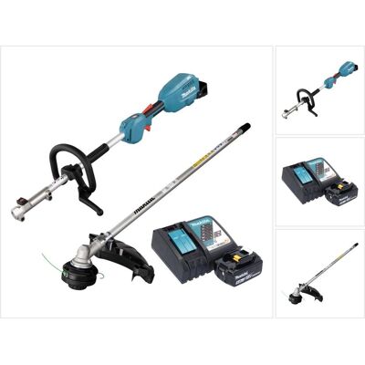 Makita, Rasentrimmer, DUX 18 RTX1 Akku Multifunktionsantrieb 18 V Brushless + 1x Akku 5,0 Ah + Ladegerät (Trimmfaden) Makita, Rasentrimmer, DUX 18 RTX1 Akku Multifunktionsantrieb 18 V Brushless + 1x Akku 5,0 Ah + Ladegerät (Trimmfaden)