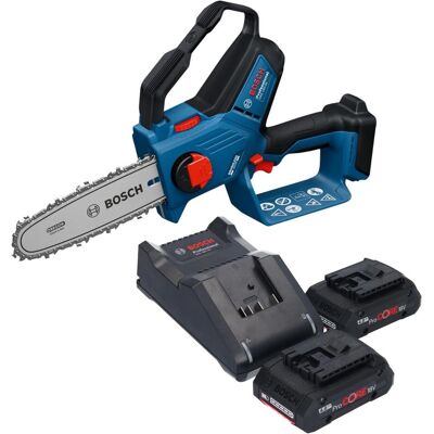 Bosch Professional, Kettensäge, GKE 18V-20 Professional Akku Astsäge 18 V 18 cm + 2x ProCORE Akku 4,0 Ah + Ladegerät (Akku Kettensäge) Bosch Professional, Kettensäge, GKE 18V-20 Professional Akku Astsäge 18 V 18 cm + 2x ProCORE Akku 4,0 Ah + Ladegerät (Akku Kettensäge)