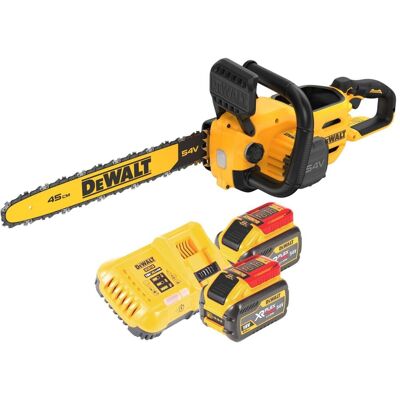 DeWalt, Kettensäge, DCMCS 574 X2 Akku Kettensäge 54 V FlexVolt 45 cm Brushless + 2x Akku 9,0 Ah + Ladegerät (Akku Kettensäge) DeWalt, Kettensäge, DCMCS 574 X2 Akku Kettensäge 54 V FlexVolt 45 cm Brushless + 2x Akku 9,0 Ah + Ladegerät (Akku Kettensäge)