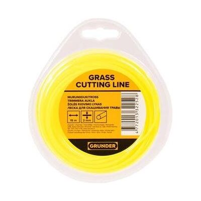 Grunder, Zubehör Gartenmaschinen, TRIMMER LINE 2.0MM 15M ROUND ECO (Rasentrimmer, Trimmerfaden + Fadenspule) Grunder, Zubehör Gartenmaschinen, TRIMMER LINE 2.0MM 15M ROUND ECO (Rasentrimmer, Trimmerfaden + Fadenspule)