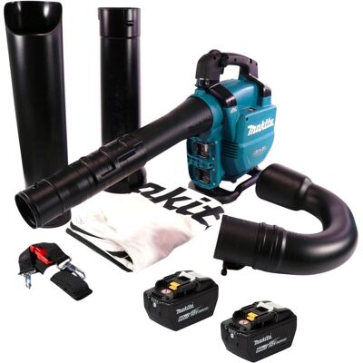 Makita, Laubsauger + Laubbläser, DUB 363 ZV Akku Gebläse / Laubsauger 36 V ( 2x 18 V ) Brushless + Absaug Set + 2x Akku 9,0 (Akkubetrieb, Laubbläser, Laubsauger) Makita, Laubsauger + Laubbläser, DUB 363 ZV Akku Gebläse / Laubsauger 36 V ( 2x 18 V ) Brushless + Absaug Set + 2x Akku 9,0 (Akkubetrieb, Laubbläser, Laubsauger)