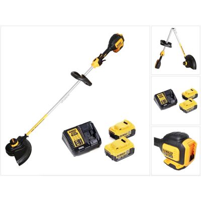 DeWalt, Rasentrimmer, DCM 561 PBS 18 V Brushless Li-Ion Akku Rasentrimmer mit geteilter Welle + 2x DCB 182 18V - 4 (Trimmfaden) DeWalt, Rasentrimmer, DCM 561 PBS 18 V Brushless Li-Ion Akku Rasentrimmer mit geteilter Welle + 2x DCB 182 18V - 4 (Trimmfaden)