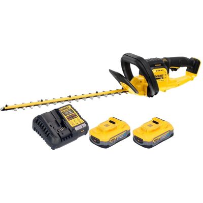 DeWalt, Heckenschere, DCMHT 563 H2 Akku Heckenschere 18 V 55 cm + 2x Powerstack Akku 5,0 Ah + Ladegerät DeWalt, Heckenschere, DCMHT 563 H2 Akku Heckenschere 18 V 55 cm + 2x Powerstack Akku 5,0 Ah + Ladegerät