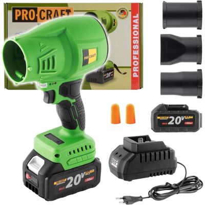 Procraft, Laubsauger + Laubbläser, PB18 Akku Laubbläser 20 V + 1x Akku 3,0 Ah + Ladegrät (Akkubetrieb, Laubbläser) Procraft, Laubsauger + Laubbläser, PB18 Akku Laubbläser 20 V + 1x Akku 3,0 Ah + Ladegrät (Akkubetrieb, Laubbläser)