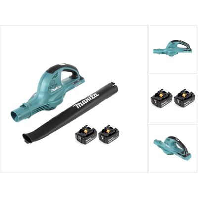 Makita, Laubsauger + Laubbläser, DUB 361 T 2x 18 V / 36 V Akku Laubbläser Gebläse + 2x BL 1850 5 Ah / 5000 mAh Akku (Akkubetrieb, Laubbläser) Makita, Laubsauger + Laubbläser, DUB 361 T 2x 18 V / 36 V Akku Laubbläser Gebläse + 2x BL 1850 5 Ah / 5000 mAh Akku (Akkubetrieb, Laubbläser)