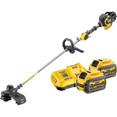 DeWalt, Rasentrimmer, DCM 571 T2 Akku Motorsense 54 V FlexVolt 38 cm Brushless + 2x Akku 6,0 Ah + Ladegerät (Trimmfaden) DeWalt, Rasentrimmer, DCM 571 T2 Akku Motorsense 54 V FlexVolt 38 cm Brushless + 2x Akku 6,0 Ah + Ladegerät (Trimmfaden)