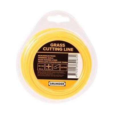 Grunder, Zubehör Gartenmaschinen, TRIMMER LINE 2.0MM 15M ROUND ULTRA (Rasentrimmer, Trimmerfaden + Fadenspule) Grunder, Zubehör Gartenmaschinen, TRIMMER LINE 2.0MM 15M ROUND ULTRA (Rasentrimmer, Trimmerfaden + Fadenspule)