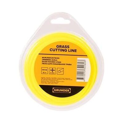 Grunder, Zubehör Gartenmaschinen, TRIMMER LINE 3.0MM 15M ROUND ECO (Rasentrimmer, Trimmerfaden + Fadenspule) Grunder, Zubehör Gartenmaschinen, TRIMMER LINE 3.0MM 15M ROUND ECO (Rasentrimmer, Trimmerfaden + Fadenspule)