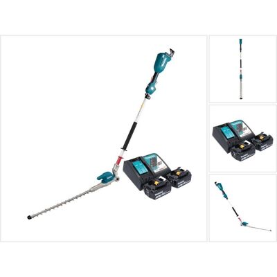 Makita, Heckenschere, DUN 500 WRF2 Akku Heckenschneider 18 V 50 cm Brushless + 2x Akku 3,0 Ah + Ladegerät (Akkubetrieb) Makita, Heckenschere, DUN 500 WRF2 Akku Heckenschneider 18 V 50 cm Brushless + 2x Akku 3,0 Ah + Ladegerät (Akkubetrieb)