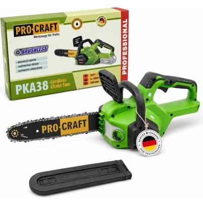 Procraft, Kettensäge, PKA38 Akku Kettensäge 20 V 304 mm Brushless Solo - ohne Akku, ohne Ladegerät (Akku Kettensäge) Procraft, Kettensäge, PKA38 Akku Kettensäge 20 V 304 mm Brushless Solo - ohne Akku, ohne Ladegerät (Akku Kettensäge)