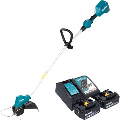 Makita, Rasentrimmer, DUR 189 RTE Akku Rasentrimmer 18 V 300 mm Brushless + 2x Akku 5,0 Ah + Ladegerät (Trimmfaden) Makita, Rasentrimmer, DUR 189 RTE Akku Rasentrimmer 18 V 300 mm Brushless + 2x Akku 5,0 Ah + Ladegerät (Trimmfaden)