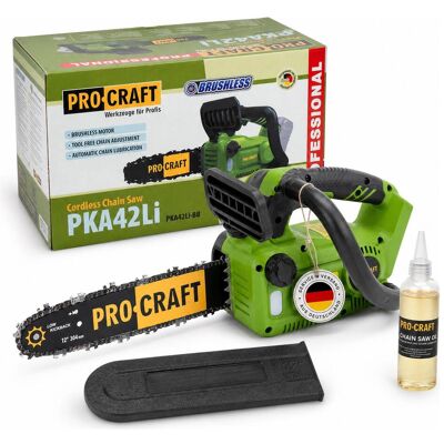 Procraft, Kettensäge, PKA42Libb Akku Kettensäge 20 V 304 mm Brushless Solo - ohne Akku, ohne Ladegerät (Akku Kettensäge) Procraft, Kettensäge, PKA42Libb Akku Kettensäge 20 V 304 mm Brushless Solo - ohne Akku, ohne Ladegerät (Akku Kettensäge)