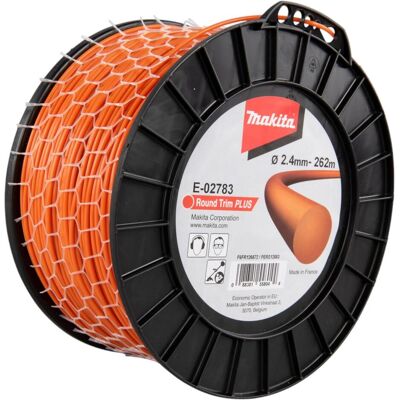 Makita, Zubehör Gartenmaschinen, Mähfaden rund 2,4mmx262m (Rasentrimmer, Trimmerfaden + Fadenspule) Makita, Zubehör Gartenmaschinen, Mähfaden rund 2,4mmx262m (Rasentrimmer, Trimmerfaden + Fadenspule)