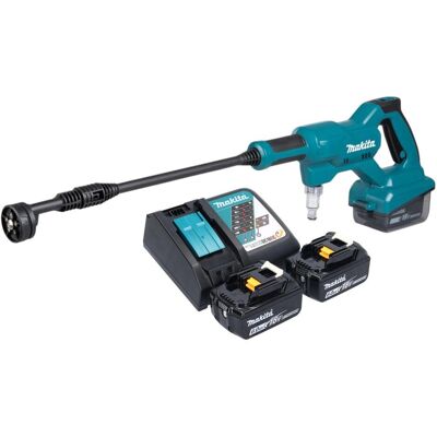 Makita, Hochdruckreiniger, DHW 180 RG Akku Druckreiniger 18 V 24 bar + 2x Akku 6,0 Ah + Ladegerät (Akkubetrieb) Makita, Hochdruckreiniger, DHW 180 RG Akku Druckreiniger 18 V 24 bar + 2x Akku 6,0 Ah + Ladegerät (Akkubetrieb)
