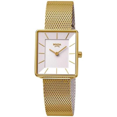 Boccia, Armbanduhr, Titanium - 3351-06, Gold, (Analoguhr) Boccia, Armbanduhr, Titanium - 3351-06, Gold, (Analoguhr)
