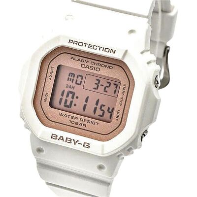 Casio Armbanduhr, Orologio al Quarzo Baby-G Digitale Cinturino in Resina Bianca, Beige, (Sportuhr) Casio Armbanduhr, Orologio al Quarzo Baby-G Digitale Cinturino in Resina Bianca, Beige, (Sportuhr)
