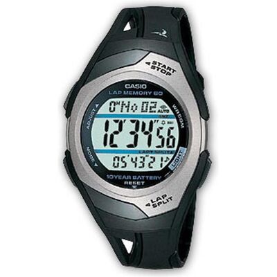Casio Sport, Armbanduhr, Str-300c-1ver, Schwarz, (Chronograph, Digitaluhr, Sportuhr, 35 mm) Casio Sport, Armbanduhr, Str-300c-1ver, Schwarz, (Chronograph, Digitaluhr, Sportuhr, 35 mm)