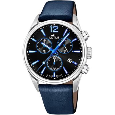Lotus Armbanduhr, 18691/6, Silber, Blau, Schwarz, (Analoguhr, 42 mm) Lotus Armbanduhr, 18691/6, Silber, Blau, Schwarz, (Analoguhr, 42 mm)