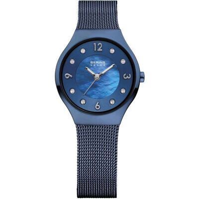 Bering, Armbanduhr, Solar, Blau, (Analoguhr, 27 mm) Bering, Armbanduhr, Solar, Blau, (Analoguhr, 27 mm)