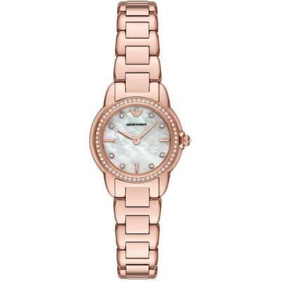 Giorgio Armani Emporio Armani, Armbanduhr, Damenuhr, Gold, (Analoguhr, 26 mm) Giorgio Armani Emporio Armani, Armbanduhr, Damenuhr, Gold, (Analoguhr, 26 mm)