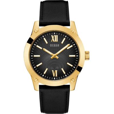 Guess Armbanduhr, GW0628G2 Herrenuhr Crescent 44mm 3ATM, Gold, (Analoguhr, 44 mm) Guess Armbanduhr, GW0628G2 Herrenuhr Crescent 44mm 3ATM, Gold, (Analoguhr, 44 mm)