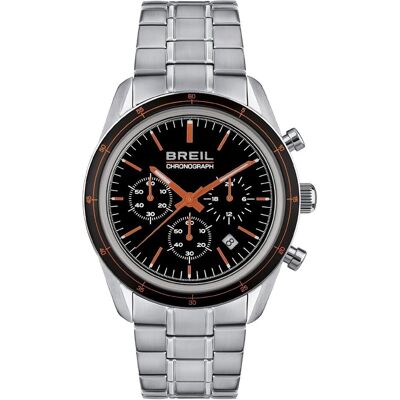 Breil, Armbanduhr, Sporty Elegant Chronograph Watch with TMI VD53 Movement and 10 ATM Water Resistance, Schwarz, (Chronograph, 42 mm) Breil, Armbanduhr, Sporty Elegant Chronograph Watch with TMI VD53 Movement and 10 ATM Water Resistance, Schwarz, (Chronograph, 42 mm)