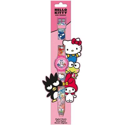 Kids Licensing, Armbanduhr, Kids Euroswan Hello Kitty and Friends Girls Digital Watch with Silicone Strap, Rosa, (Digitaluhr) Kids Licensing, Armbanduhr, Kids Euroswan Hello Kitty and Friends Girls Digital Watch with Silicone Strap, Rosa, (Digitaluhr)