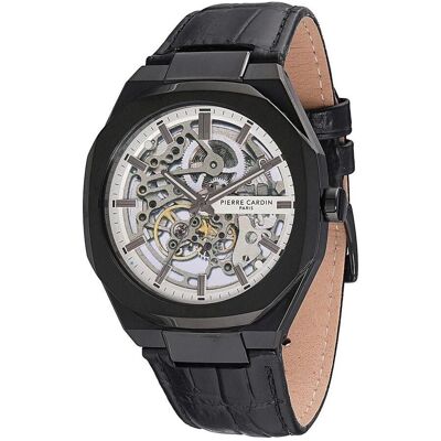 Pierre Cardin, Armbanduhr, Elysee Automatik CF.1002.LB.1 Herrenuhr, Schwarz, Grau, (42 mm) Pierre Cardin, Armbanduhr, Elysee Automatik CF.1002.LB.1 Herrenuhr, Schwarz, Grau, (42 mm)