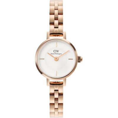 Daniel Wellington, Armbanduhr, - Petite Mini 19 Arch 3-Link White Rose Gold DW00100854, Gold, Weiss, (Analoguhr, 19 mm) Daniel Wellington, Armbanduhr, - Petite Mini 19 Arch 3-Link White Rose Gold DW00100854, Gold, Weiss, (Analoguhr, 19 mm)