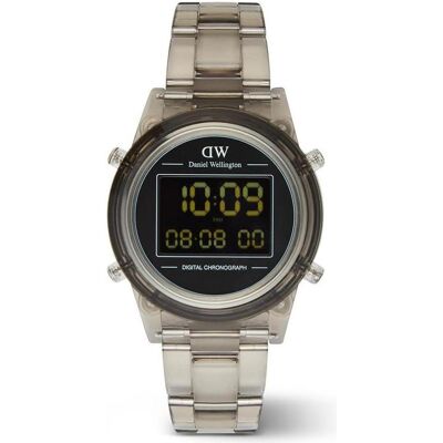Daniel Wellington, Armbanduhr, - Retro Digital Light Grey DW00100760, Transparent, Grau, (Chronograph, Digitaluhr, 40 mm) Daniel Wellington, Armbanduhr, - Retro Digital Light Grey DW00100760, Transparent, Grau, (Chronograph, Digitaluhr, 40 mm)