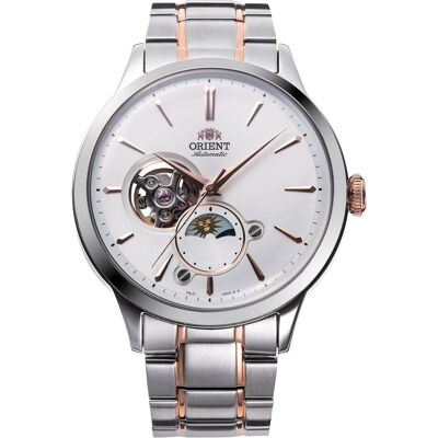 Orient, Armbanduhr, Classic Sun & Moon - RA-AS0101S, Gold, Silber, (Analoguhr, 42 mm) Orient, Armbanduhr, Classic Sun & Moon - RA-AS0101S, Gold, Silber, (Analoguhr, 42 mm)