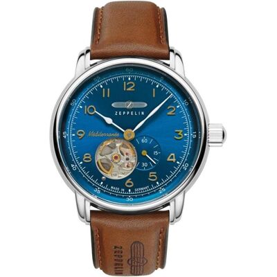 Zeppelin, Armbanduhr, 96663, Silber, Blau, (Analoguhr, 40 mm) Zeppelin, Armbanduhr, 96663, Silber, Blau, (Analoguhr, 40 mm)